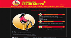Desktop Screenshot of aikuistenlelukauppa.fi